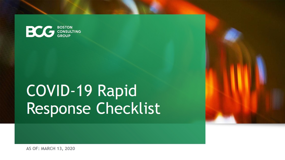 Covid-19 Rapid Response Checklist